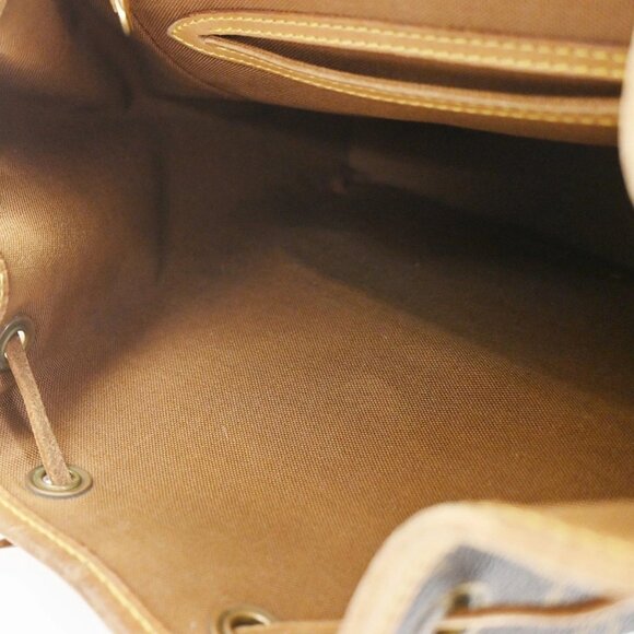 LOUIS VUITTON Montsouris MM Backpack Bag Monogram Leather Brown M51136 18KC526 main image 15